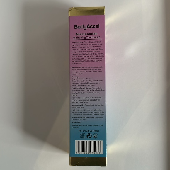 BodyAccel Whitening Toothpaste - Picture 3 of 5